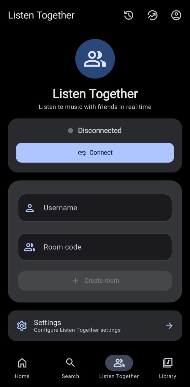 Listen Together with friends